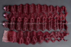 Venta al por mayor 100% Remy extensiones de cabello sin procesar virgen vietnamita Los mejores paquetes del proveedor de Vietnam - Product Image 4