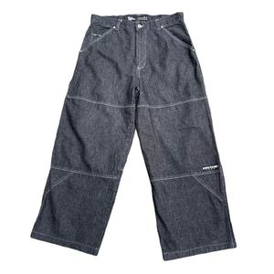 Pantalones Vaqueros Casuales de Moda para Hombre, Estilo Cargo Holgado con Botones, Jeans de Mezclilla para Hombre - Product Image 1