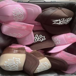 Casquette de baseball de luxe sportive en coton 100% avec broderie 3D motif feuille de fruit rayée et léopard, bord incurvé effet vieilli, couleurs et logo personnalisables - Product Image 6