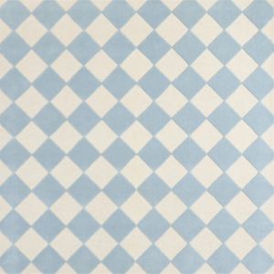 Tapis de salon moderne et contemporain, fait main, en laine 100% de Nouvelle-Zélande, doux, tufté à la main, motif floral bleu/ivoire, taille moyenne, personnalisé - Product Image 2