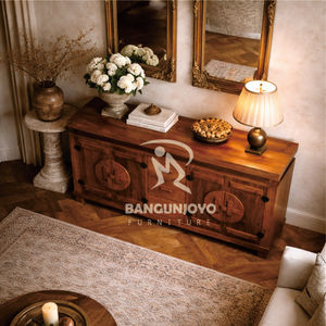 Armario Multiusos Moderno de Madera Maciza Antigua Hecho a Mano y Duradero para Embellecer su Sala de Estar - Product Image 3