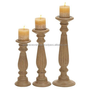 Candelero de madera hecho a mano para decoración del hogar para bodas, Navidad, Año Nuevo chino, vacaciones, eleva cualquier colección - Product Image 3
