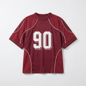 <b>Maroon</b> Mesh Sports Jersey Men Football Soccer Training Shirt & t shirt Breathable Athletic Wear OEM Custom Manufacturer - Product Image 1