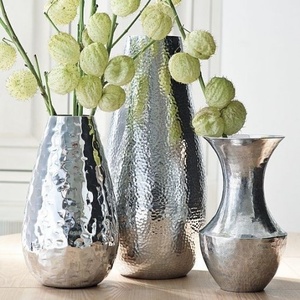 Industrial Style Metal Flower <b>Vase</b> Urban Home Decor Table Centerpiece Durable Stylish Modern Decorative Accent Gift - Product Image 5