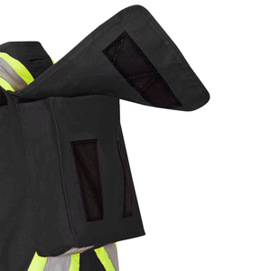 Mens Safety Clothing Security Vest Zipper Front High Visibility Hi Vis <b>Construction</b> <b>Work</b> Reflective Vest For Men - Product Image 3