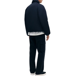 Chaqueta acolchada de talla grande para hombre, ropa de abrigo con capucha acolchada cálida de invierno, cierre de cremallera a prueba de viento, Color personalizado, venta al por mayor, muestra gratis - Product Image 2