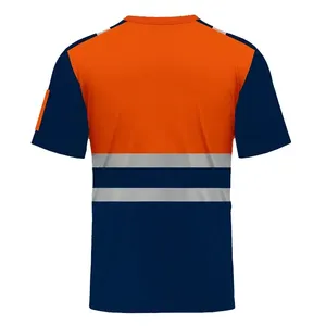 เสื้อกั๊กสะท้อนแสงแบบมองเห็นได้ชัดเจน ผ้าตาข่ายโพลีเอสเตอร์เรืองแสง แห้งเร็ว สำหรับทุกเพศ เหมาะสำหรับงานซับลิเมชั่น - Product Image 5