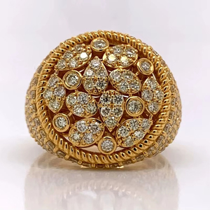 Anillo de compromiso o boda de moissanita con incrustaciones de diamantes, estilo hip hop, para hombre, de plata de ley 925, joyería de lujo, regalos - Product Image 1