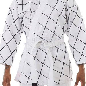 Best Price Customized Flexible Karate Gi Unisex 100% Cotton Lightweight Breathable Front Full Range <b>Motion</b> Martial Arts Training - Product Image 6