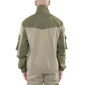 Survêtement coupe-vent réfléchissant haut de gamme pour homme, ensemble de sport color block résistant au vent, en promotion - Product Image 3