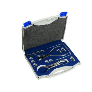 Dental Rubber Dam Isolation Kit Complete Set with Rubber Dam <b>Frame</b> Punch <b>Clamp</b> Forceps Assorted <b>Clamps</b> Tweezers and Essential - Product Image 4