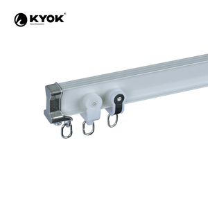 KYOK S Rail de rideau pliable en aluminium pour des présentations de draperies élégantes - Product Image 3