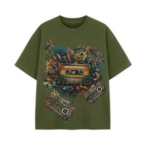 T-shirt en coton uni de haute qualité pour hommes, t-shirt personnalisé avec logo, t-shirt oversize streetwear décontracté respirant pour l'été - Product Image 2