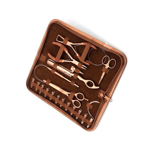 Salon Professional Hair Extension Tool Kit With Pliers <b>Hook</b> Needle Loop Tool Beads Thread <b>Clips</b> For Micro Ring Hair Extension - Product Image 4