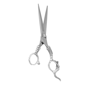 Tijeras de Barbero Stahlmann Pro para Diestros, Punta Recta, Mango Mediano, Acero Inoxidable 4Cr13, Suministros de Peluquería de Alta Calidad - Product Image 4