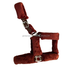 Cabestro Ajustable de Forro Polar para Caballo, Cabestro de Nailon Resistente para Entrenamiento Ecuestre, Cabestros de Nailon para Carreras de Caballos - Product Image 3