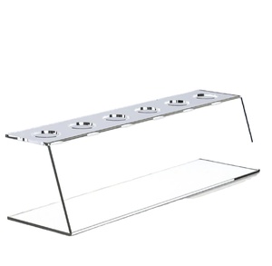 Clear Acrylic <b>Ice</b> <b>Cream</b> Cone Organizer Rack Custom Shape Display Stand Perfect for Elegant Wedding and Party Dessert Tables - Product Image 1