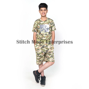 Conjunto Deportivo Informal de Verano para Hombre, 2 Piezas, 100% Algodón, Camiseta y Pantalones Cortos de Felpa - Product Image 3