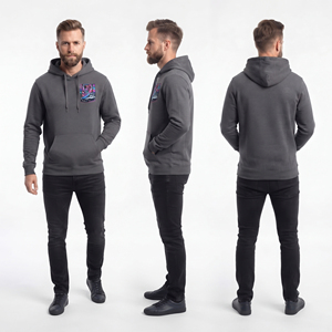Sudadera con Capucha Estampada 100% Algodón para Hombre, Manga Larga, Bolsillo Frontal, Sudadera con Capucha para Invierno, Sudadera con Capucha Estampada para Hombre, Sudadera para Correr - Product Image 6