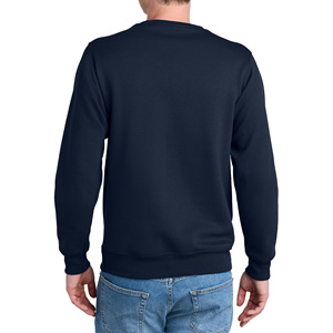 Sweat-shirt pour homme de qualité supérieure, couleur unie, col rond, style pull-over en coton mélangé, confort décontracté, toucher doux, sweat-shirt pour homme - Product Image 2