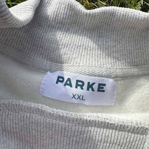 Women's Parke-style <b>Mock</b> <b>Neck</b> Lightweight Oversized Streetwear Sweatshirt Pink Solid Long Sleeve Cotton Casual Varsity Style - Product Image 5
