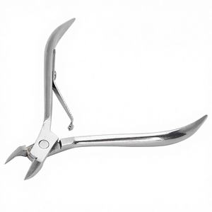 Coupe-ongles de manucure et pédicure en acier inoxydable incurvé, antidérapant, de qualité supérieure, avec logo personnalisé, pour ongles des doigts et des orteils - Product Image 1