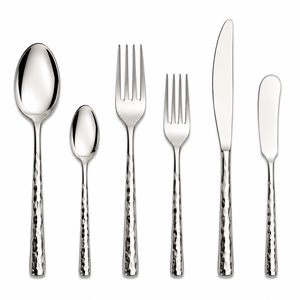 Juego de Cubiertos Premium Royal Silver con Mango Plateado, Cuchara, Tenedor, Cuchillo, Acero Inoxidable, Vajilla para Mesa de Comedor - Product Image 5