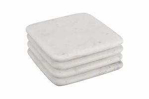 Decorative Marble <b>Coaster</b> Set for Home Decor Wholesale Natural Marble <b>Table</b> <b>Coasters</b> Factory Direct Supply - Product Image 2