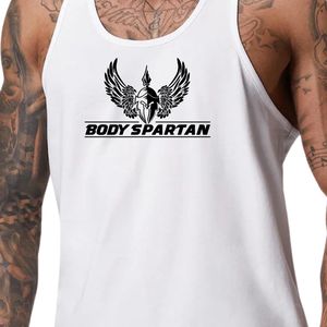 Débardeur blanc pour homme, maillot de sport sans manches, vêtement de fitness et de musculation - Product Image 2