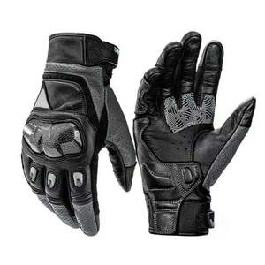 Women's Beige Leather <b>Touchscreen</b> <b>Gloves</b> Needle Detection Wrist-Length Full Finger Split Cuff Cashmere Lined Casual Daily Use - Product Image 3