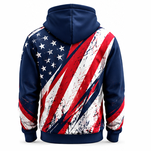 Teamwear Men's Winter Zip-Up Embroidered Hoodie Pocket Durable Lightweight 100% Polyester Sports Clothing <b>Personalized</b> Export - Product Image 4