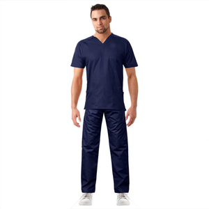 Uniforme Médico Unisex Premium Personalizable, Uniforme de Enfermera de Hospital, Top con Cuello en V, Pantalones Cargo, Ropa de Trabajo para Médico y Enfermería - Product Image 6