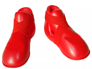 Blue Leather Lace-Up Boxing Shoes with <b>Red</b> Elastic Bands Breathable Shock Resistant <b>High</b> <b>Top</b> Training - Product Image 2