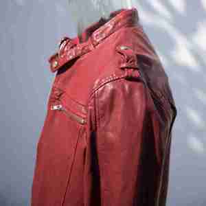 Furat <b>Leathers</b> <b>Men's</b> Casual <b>Leather</b> <b>Jacket</b> Stand Collar Winter Windproof Breathable Wholesale - Product Image 4