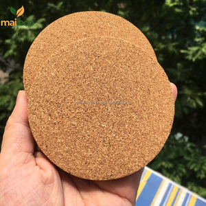 Posavasos de corcho redondos personalizados al por mayor posavasos circulares naturales y almohadillas en cualquier tamaño de grosor Estilo clásico - Product Image 2