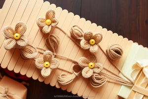 Ficelle de jute naturelle 3 mm, écologique, cordon long pour le tricot à la main, le tricot, l'artisanat, le jardinage, l'extérieur, usage intensif - Product Image 6