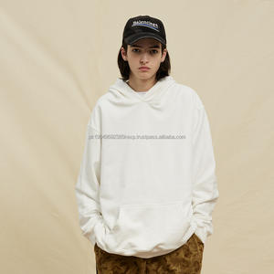 เสื้อฮู้ดดี้คุณภาพสูงสำหรับฤดูใบไม้ร่วงและฤดูหนาว 10 สี น้ำหนัก 400 กรัม แบบยูนิเซ็กซ์ ผ้าฝ้าย 100% เนื้อหนา - Product Image 3