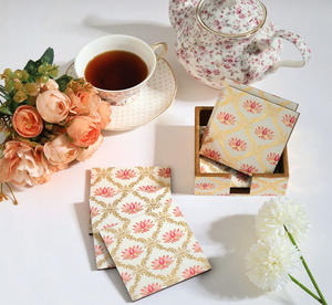 โรงงานผลิตแผ่นรองแก้ว MDF แบบนำกลับมาใช้ใหม่ได้ ดีไซน์สวยงาม รับผลิตแผ่นรองแก้ว MDF แบบพิมพ์ลายตามสั่ง พร้อมพิมพ์โลโก้ - Product Image 6