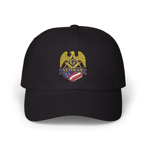 Casquette de baseball Master Mason Blue Lodge - Casquette brodée pour papa Mason vétéran - Product Image 6