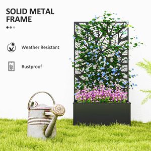 Fioriera da Giardino Autoportante o da Parete da 5L con Foro di Drenaggio per Piante Rampicanti, per Esterni o Balconi - Product Image 6