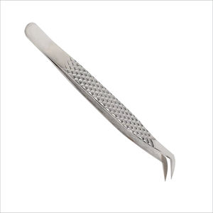 Pinzas Profesionales Duraderas para Pestañas de Acero Inoxidable, Diseño Personalizable OEM, Clip con Punta Dentada Blanca Impresa, Precisión - Product Image 4