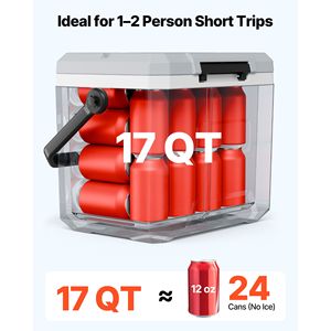 Borsa Frigo Portatile 17QT, Rigida e Impermeabile, con Motivo Leopardato, Mantiene il Ghiaccio per 48 Ore, Mantiene i Contenuti Freschi - Product Image 3