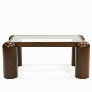Coffee <b>Table</b> Modern Coffee <b>Table</b> for Living Room Genuine Leather Living Room Furniture Factory Direct OEM ODM Custom Handcrafted - Product Image 1