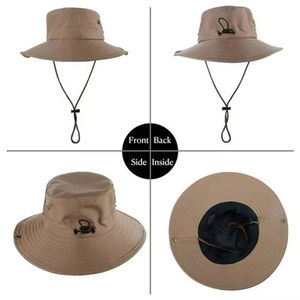 Chapeau Bob de Cyclisme Personnalisé Professionnel pour l'Été avec Protection Solaire Unisexe 100% Coton Plusieurs Couleurs pour Activités de Plein Air - Product Image 3