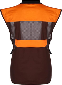 Nouveau gilet de chasse professionnel haut de gamme avec poche pour gibier, gilet de chasse orange vif pour la chasse aux oiseaux et au faisan - Product Image 4
