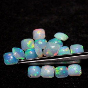 Opal Cushion Cut Gemstone Natural Fire Opal Loose Gemstone Bright Colorful Stone for Rings Pendants Wholesale HASNAIN GEMS - Product Image 4