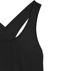 Women's Breathable Summer Casual Gym Tank <b>Tops</b> Loose Fit Backless Muscle Racerback Solid & Printed Yoga <b>Tops</b> Knitted Fabric - Product Image 4