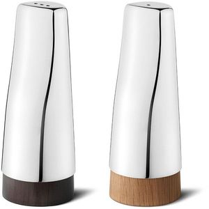 Salero y Pimentero de Metal Premium en Oro y Plata, a Prueba de Fugas, Aptos para Lavavajillas, Diseño Moderno, Dispensador de Especias para Cocina, Decoración de Mesa - Product Image 4