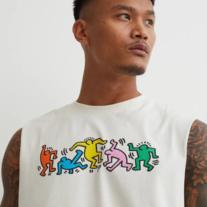 Débardeur de sport en coton uni personnalisé pour hommes, avec boutons en strass, idéal pour la musculation et le fitness - Product Image 5