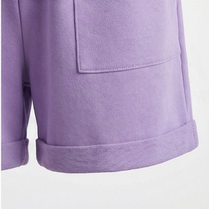Conjunto de 2 Piezas de Alta Calidad para Mujer, Estilo Formal, Sólido, por Encima de la Rodilla, Camiseta de Manga Corta y Pantalones Cortos - Product Image 6